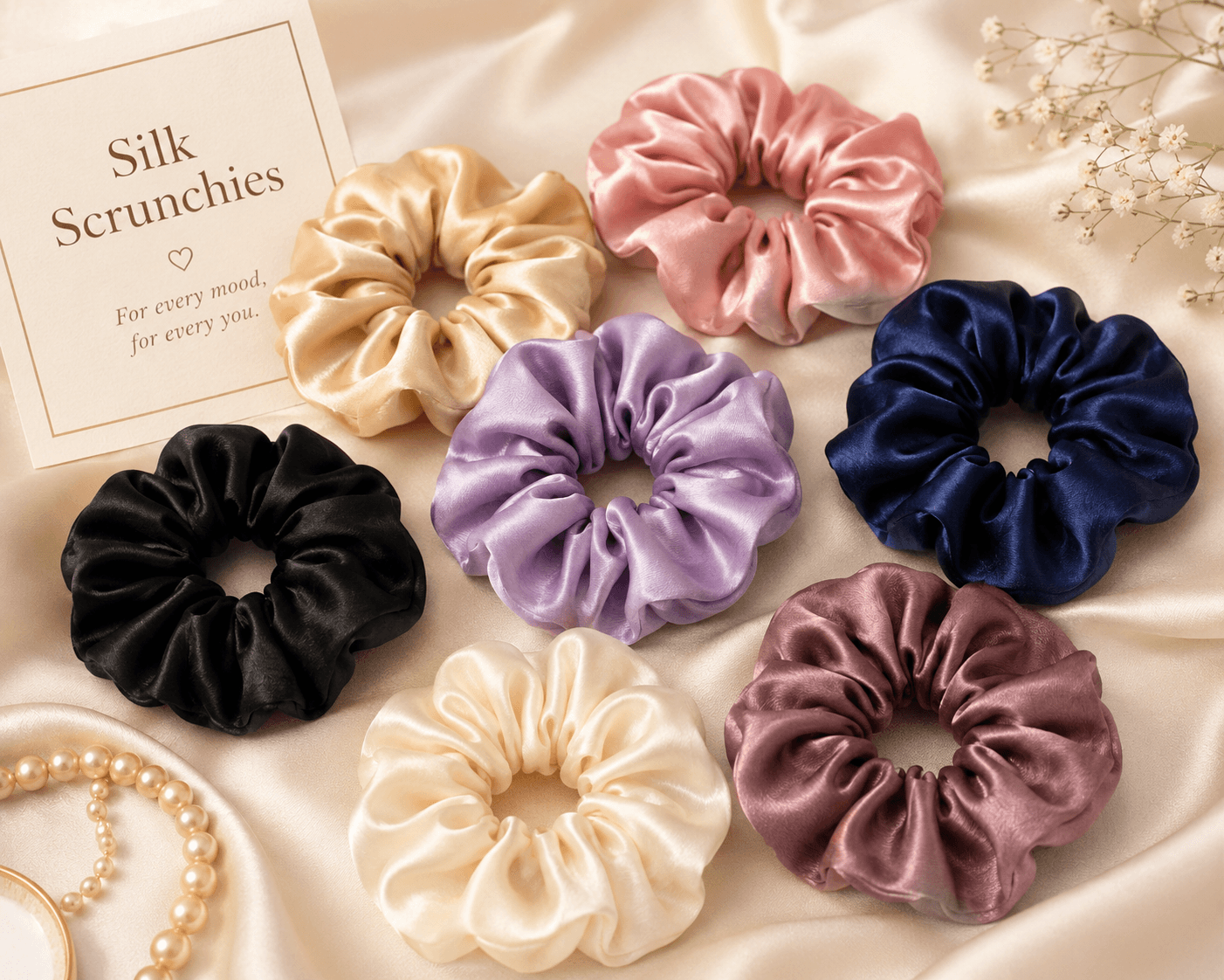 Silk Scrunchies