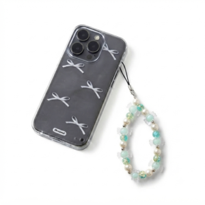 Mint Breeze Beaded Phone Charm